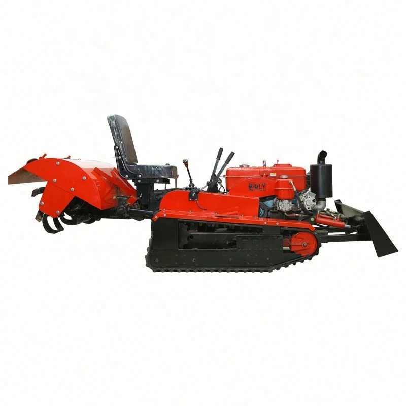 
Micro crawler ridging plow ditcher small farm cultivator price 
