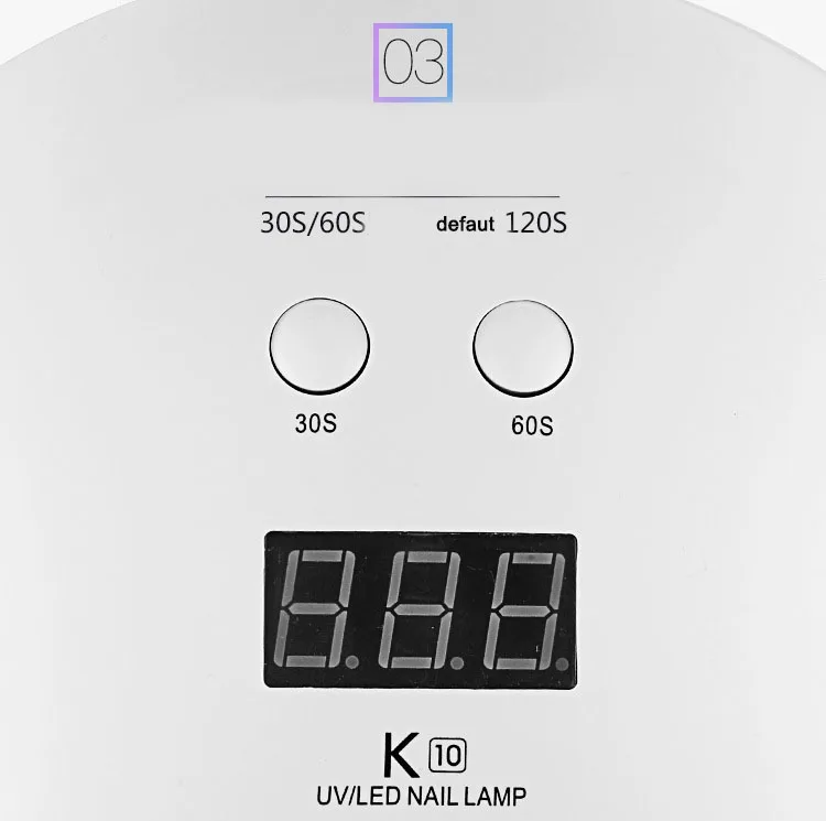 Hot Sale Professional K10 24W LED Nail Art Lamp Nail Polish Fast Drying Machine Smart Sensor Timing Nail dryer Lamp