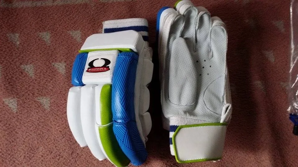 Cricket Batting Gloves Color Black & White with Buyers
