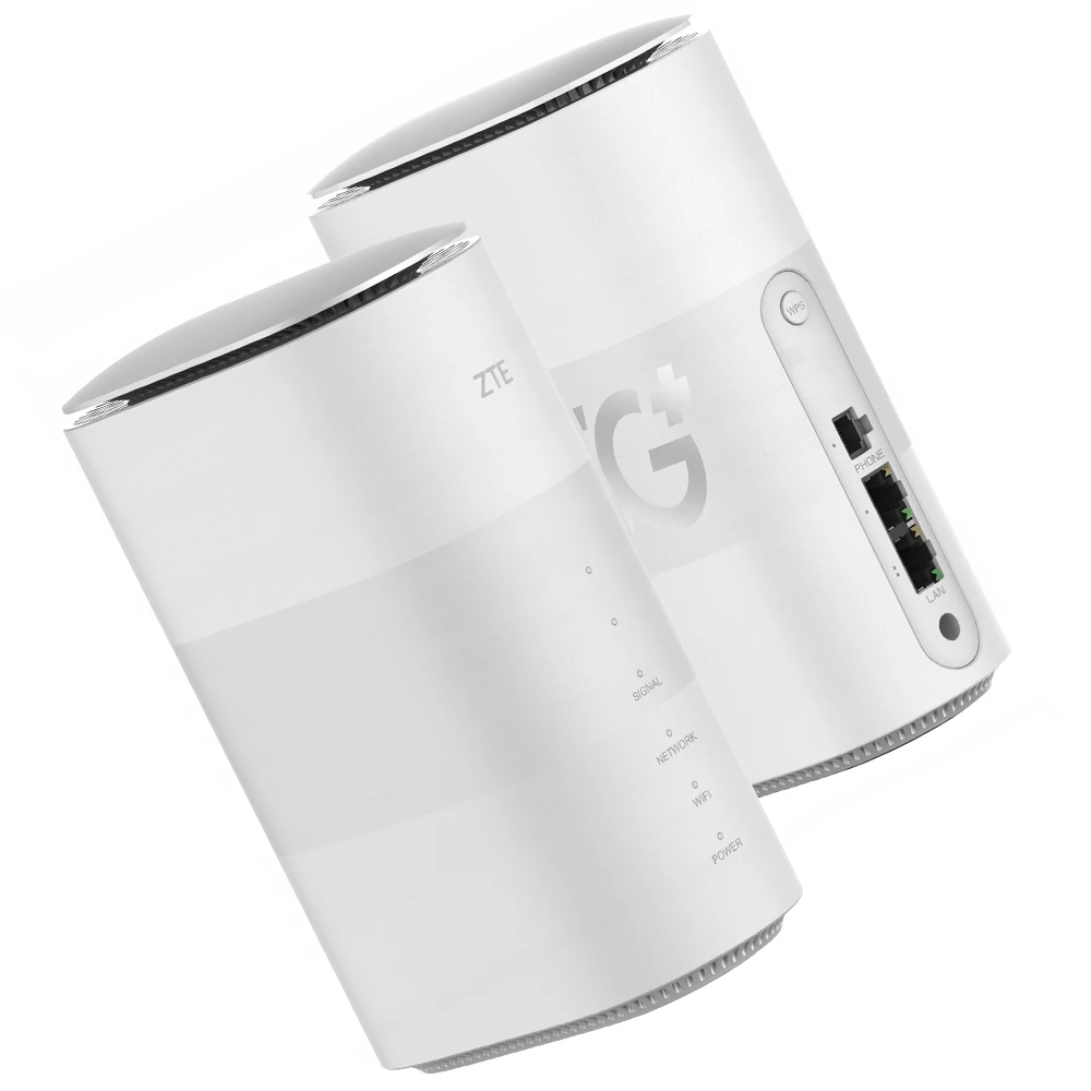 ZTE MC888 PRO SDX62 2.7Gbps WiFi 6 AX5400 5G CPE Router With Sim 2 RJ45 Gigabit 1 RJ11 Port