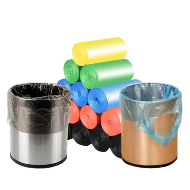 Black Bin Carrier Refuse Sacks Liners  Bags Trash Biodegradable Bags Waste Garbage Plastic Bags