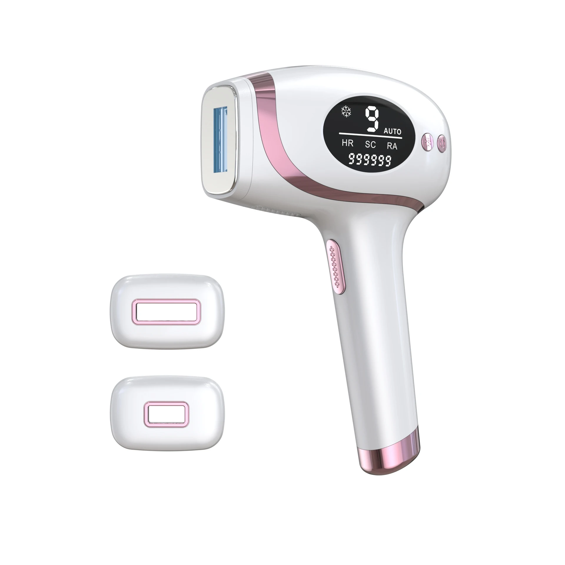 Sapphire ICE Cooling IPL Hair Removal Device Dual Lamp Tube Fast Speed Massive Power 19-21J Painless Laser Hair Remover Device