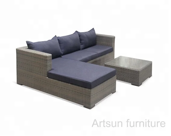 Уличная мебель, коробка для хранения, наружный садовый ротанговый плетеный ящик для хранения с подушкой