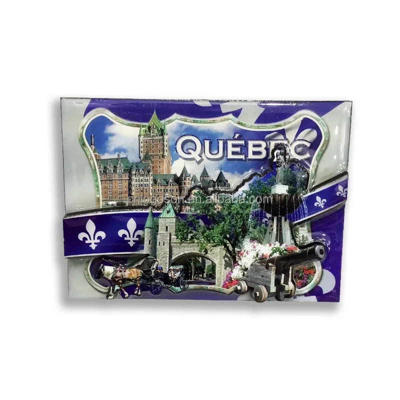 New Design Custom 3D Netherlands rotterdam wood epoxy coated mdf refrigerator magnet