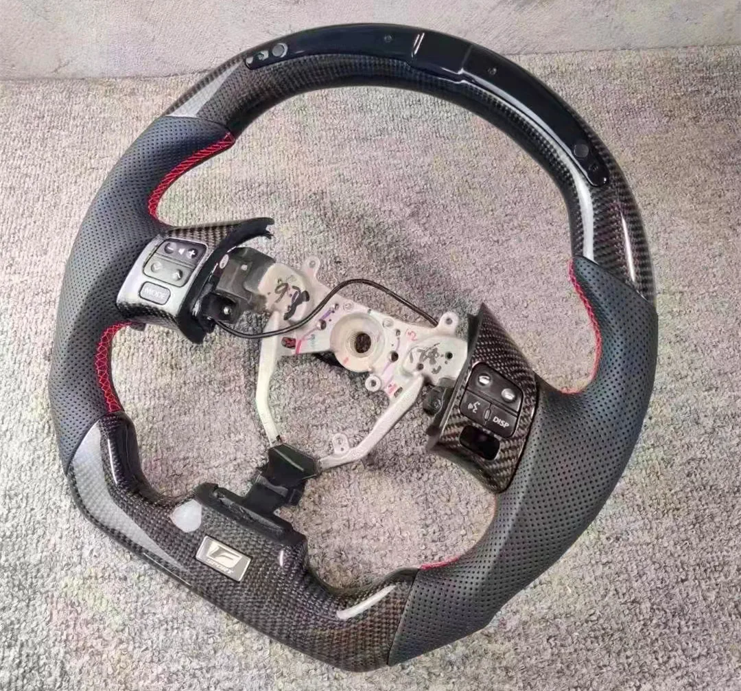 Private Custom LED Carbon Fiber Steering Wheel For Lexus Is250 Is350 Isf/ Available For All Car Models
