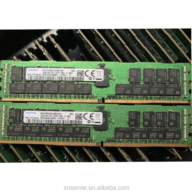 Объем 32GB оперативной памяти PC4-25600 1 2 V 2Rx8 SODIMM память сервера DDR4 32 Гб 3200