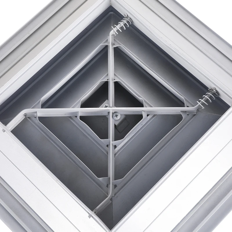 New Product 20x20cm Detachable Core Exhaust Circumferential vent Ceiling Diffuser