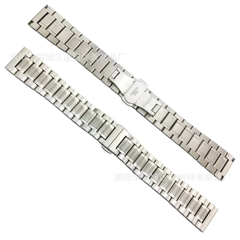 steel butterfly buckle metal stainless steel smart watch bands 10mm 12mm 14mm 18mm