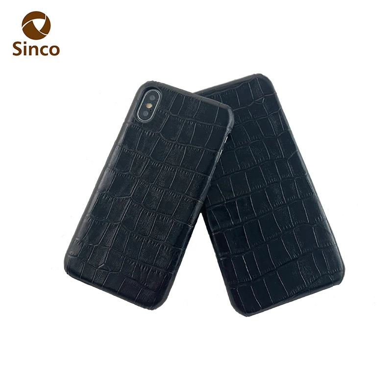 Luxury Crocodile Texture leather cell phone case leather iphone case custom leather phone case for iphone XR