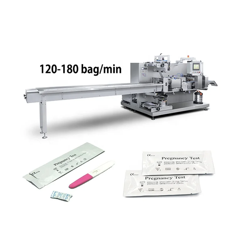 BG400 Factory direct sale HCG test kit rapid antigen test kit 4 sides seal packing machine for sale