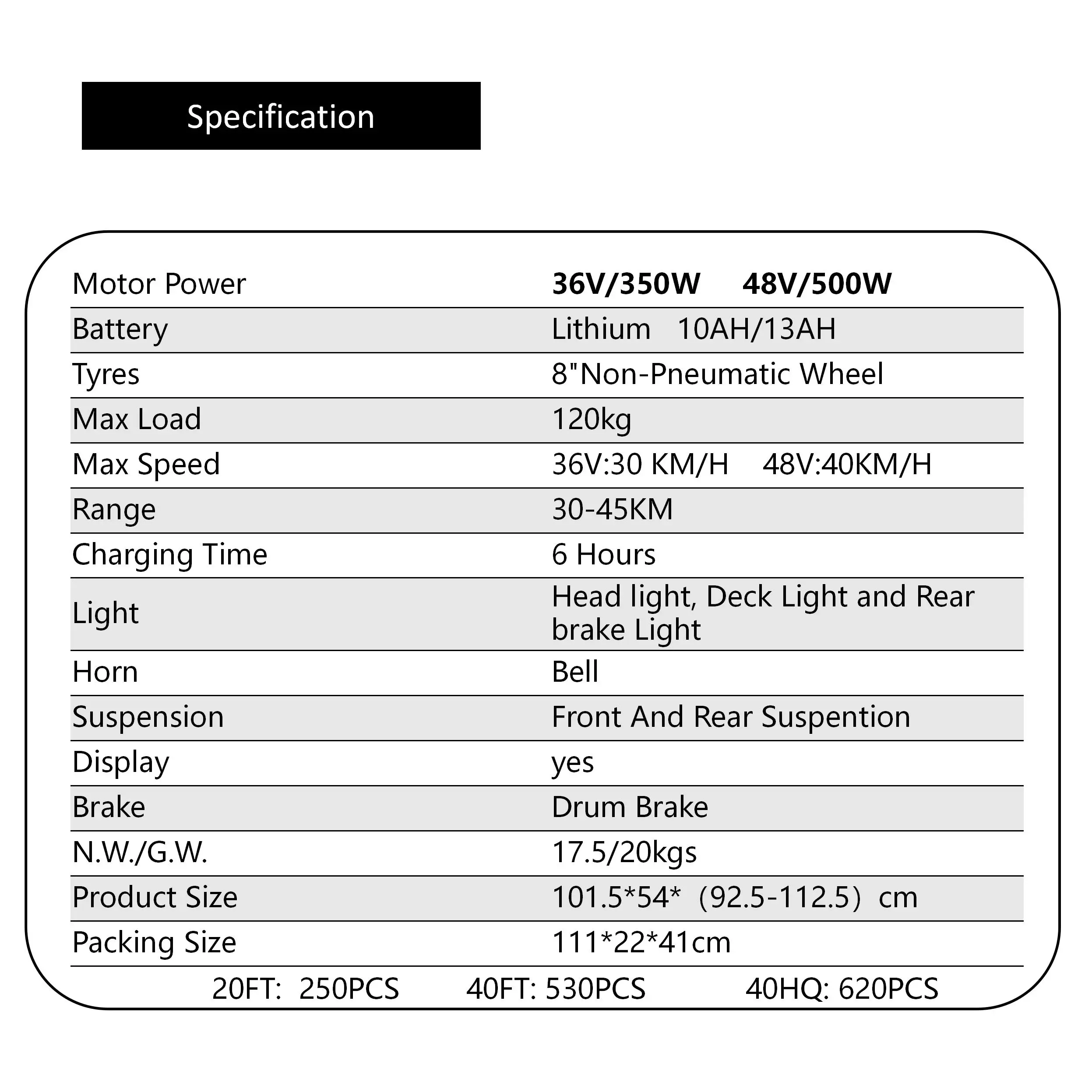 Wholesale Price Chinese Electric Scooters 8in Rubber Wheel Dual Suspension Foldable Electric Adult Scooter