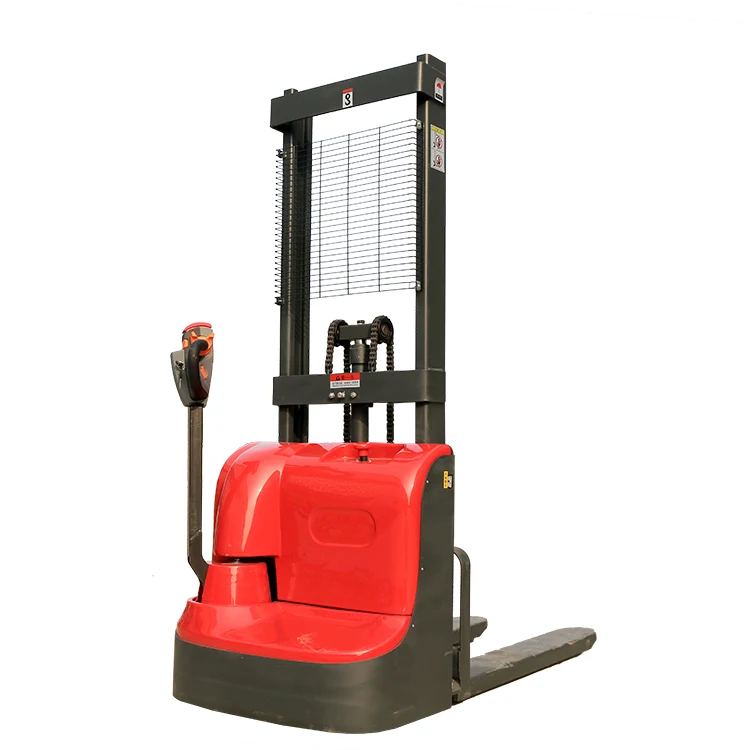 CE Hot Sale Warehouse Use 1ton 0.5 ton 1.5ton 3ton Walking Behind 3m Lift Height Forklift WalkieElectric Pallet Stacker for sale
