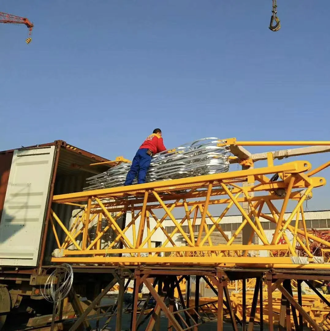 Башенный кран SUNTEC 10T QTZ125 высокий стандарт безопасности