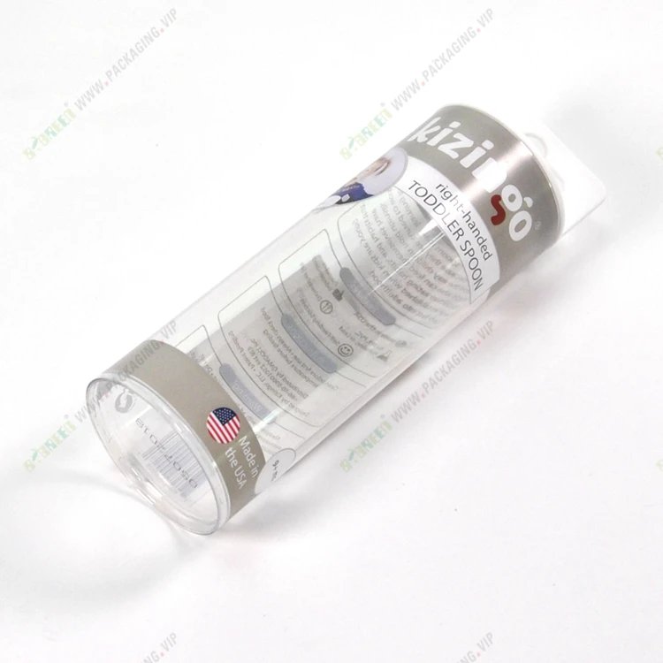 Пластиковые ПВХ/ПЭТ/ПЭТГ цилиндрические коробки, упаковочные трубки для футболок