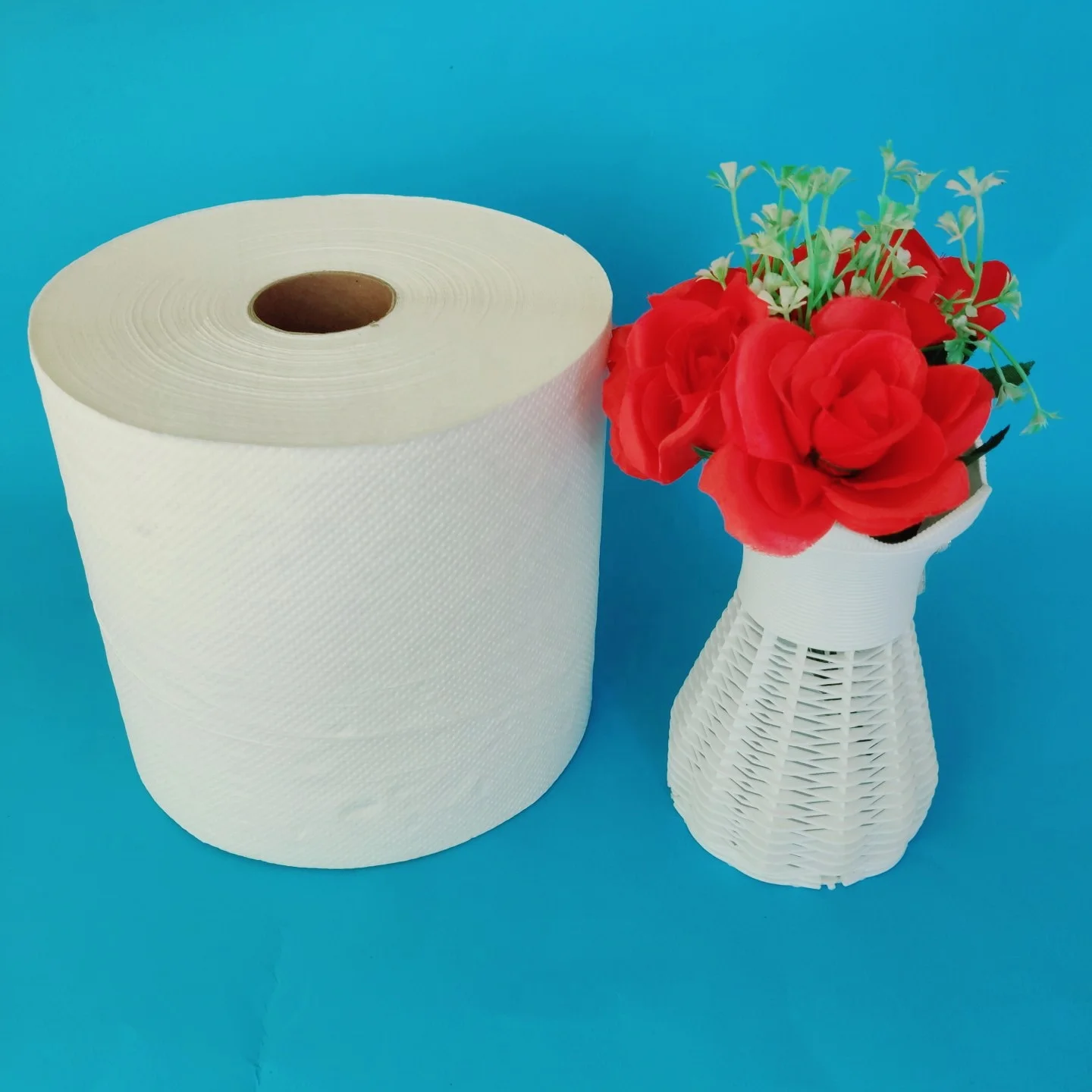 Manufacturer high quality cheap custom soft recycled virgin 1ply 2ply hand towel paper towel roll