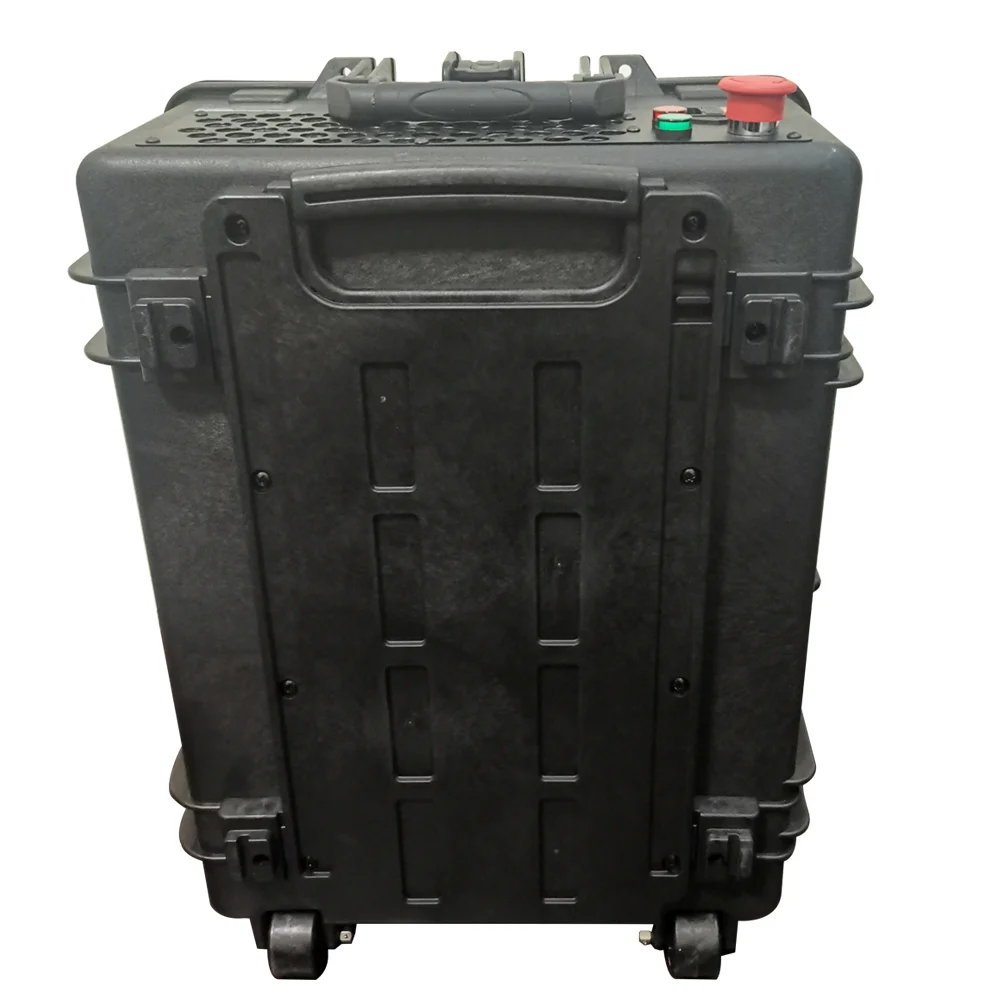 HS LASER 100W Мобильный портативный ручной мини-аппарат для удаления краски от ржавчины и пятен