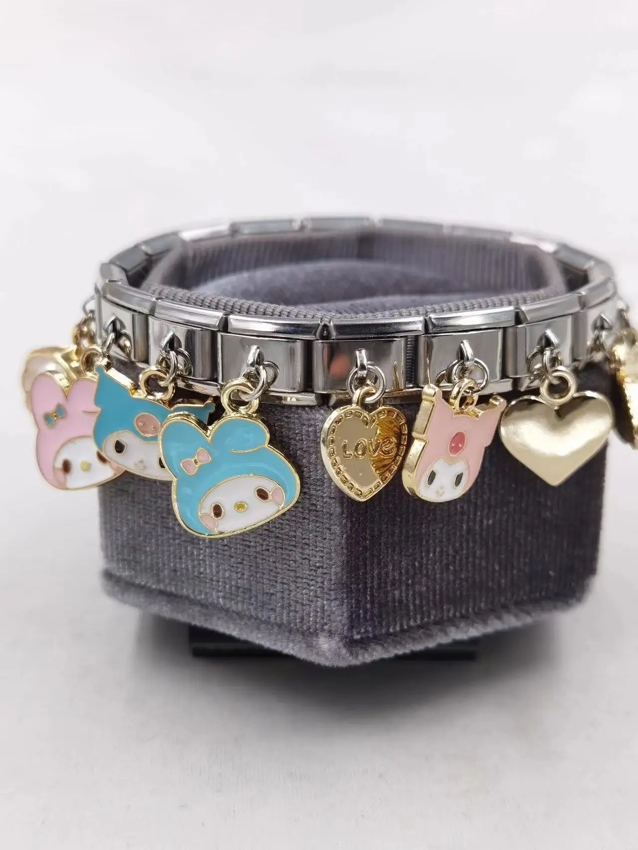 BMZ 2023 New hot Italy Italian bracelet hot sell DIY nomination stainless bracelet with 100000 charms