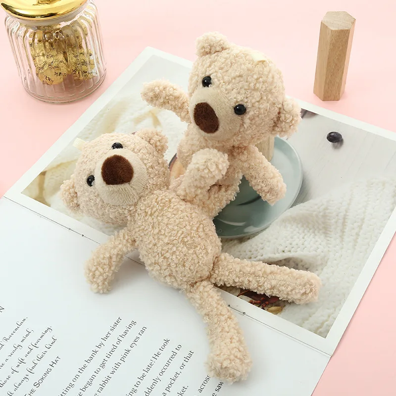 Factory 20cm Small Teddy Bear Plush Toy Bear Plush Toys Mini Teddy Bear Dolls Gift Party Wedding Present Pendant Cute Teddy Doll