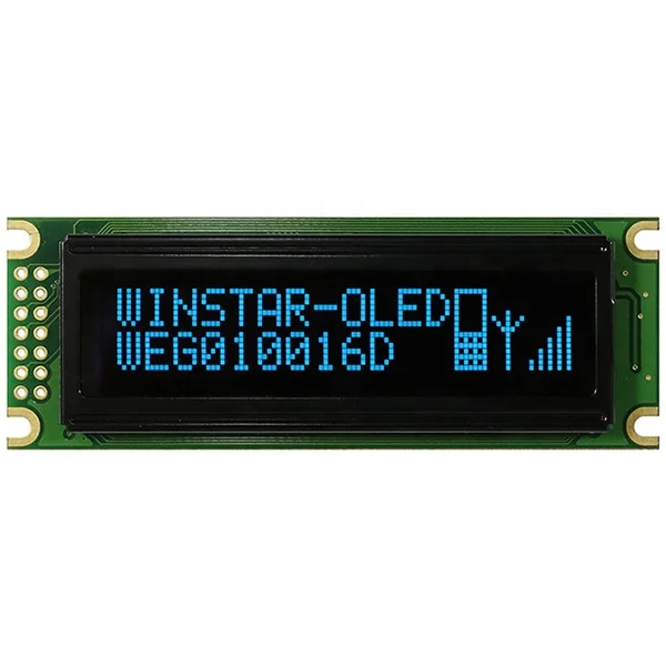 10016 Oled display module Winstar 10016D 2.4inch OLED Graphic Display Module with 5V power supply 100x16