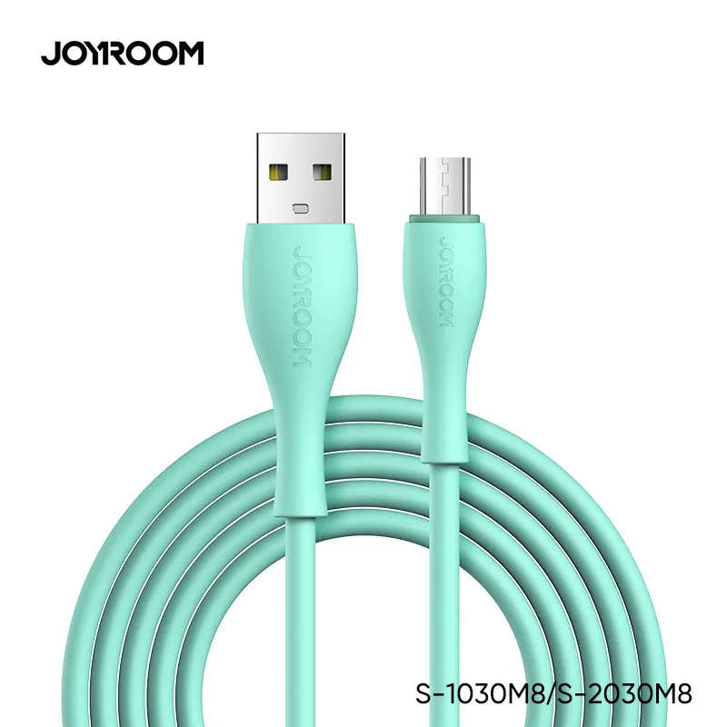 JOYROOM wholesale high quality super flexible colored charging data mini type C micro usb cable
