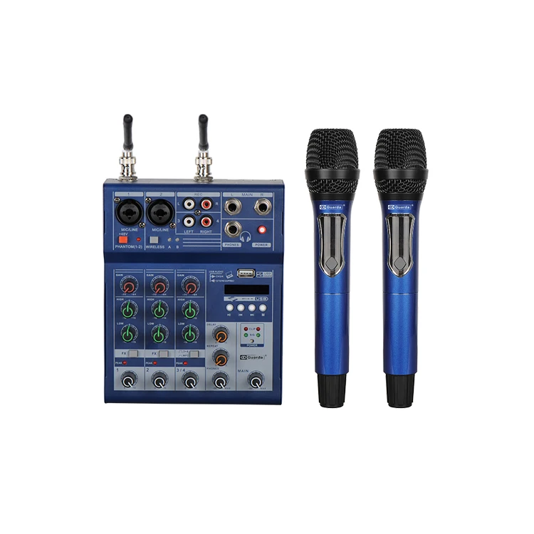 New Design Lightweight Home Disco 4Channel Powered Mixer Audio