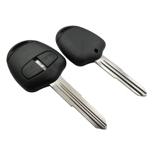 Wholesale 2 Buttons Mitsubishi Remote Key Fob With Mit11R Blade Car Key No Logo