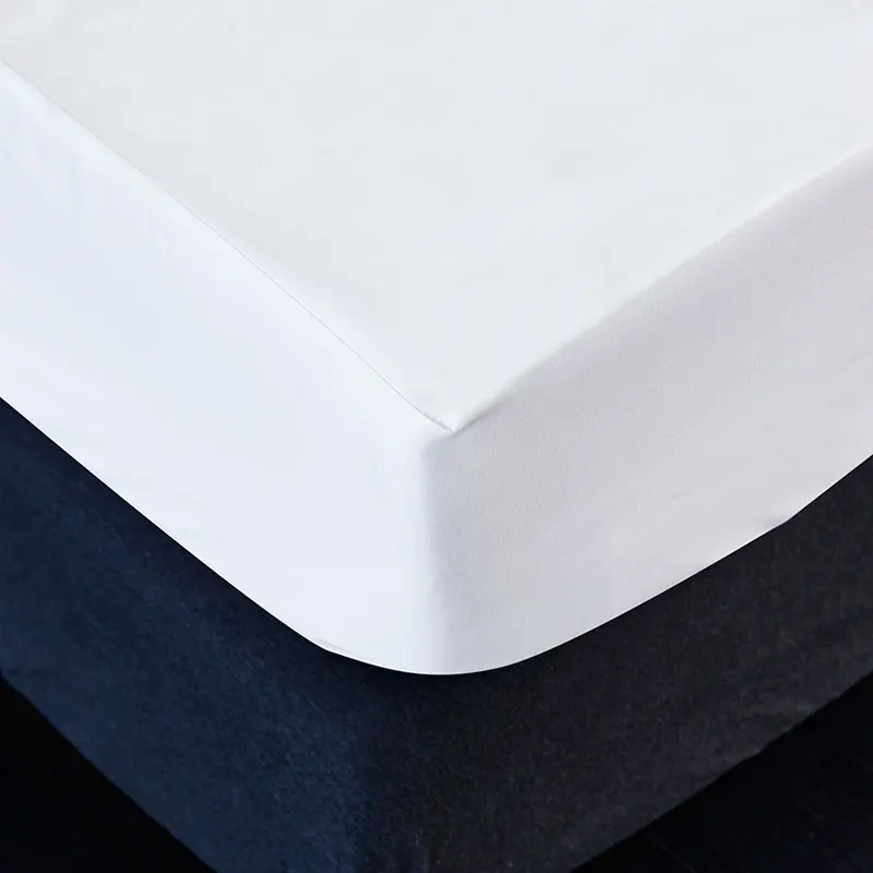 Waterproof Bedding Mattress Protector Bed Cover Solid Color Warm Fitted Sheet