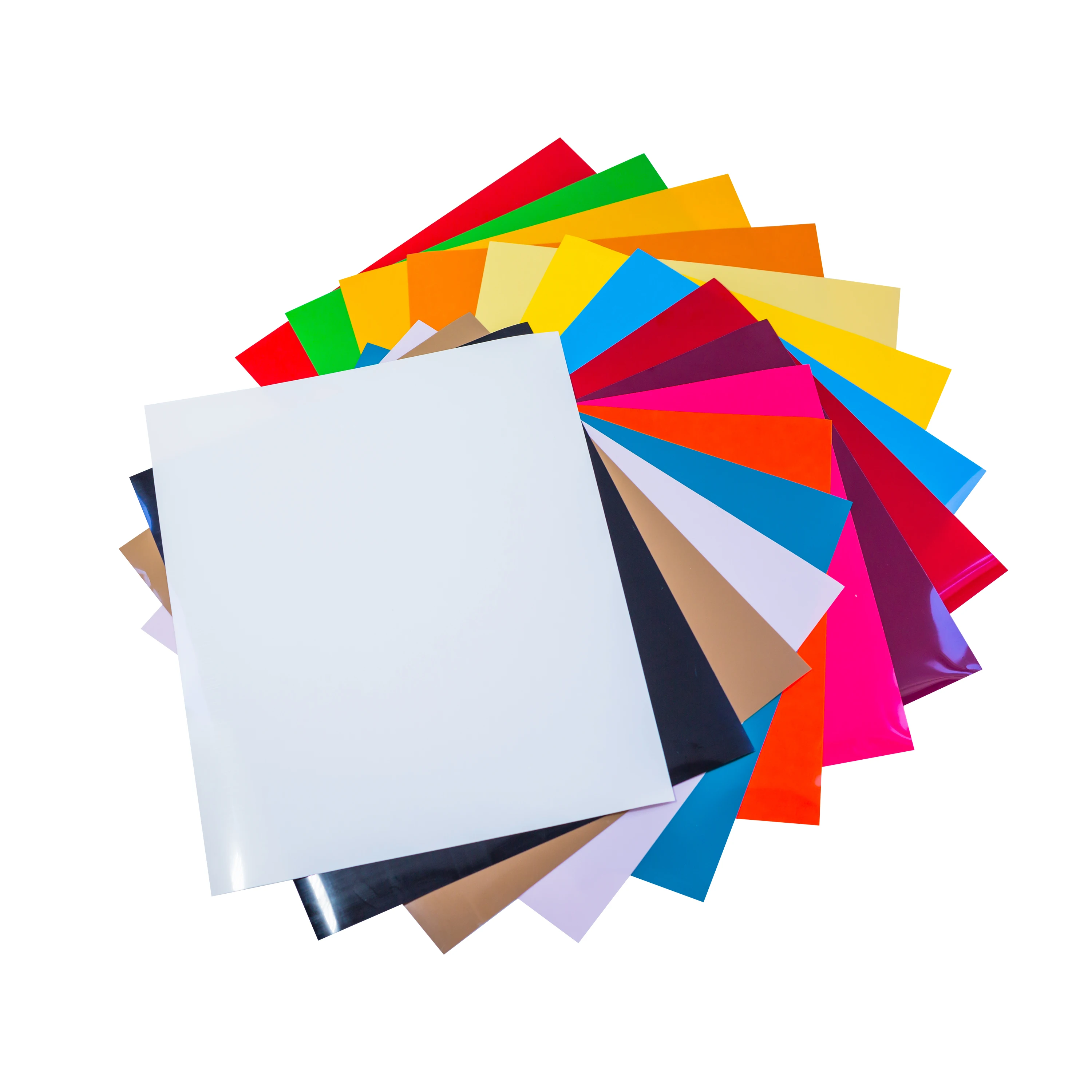 Yuanfan Quality Flex Htv 12*10 inch pre-cut sheet PU heat transfer vinyl for craft design clothing textile fabric