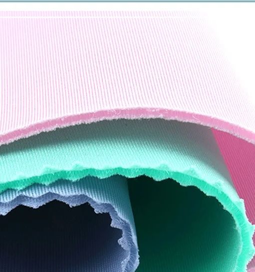 two layers polyester spandex air layer scuba thickness 2MM fabric for home textile mattress fabric special customize