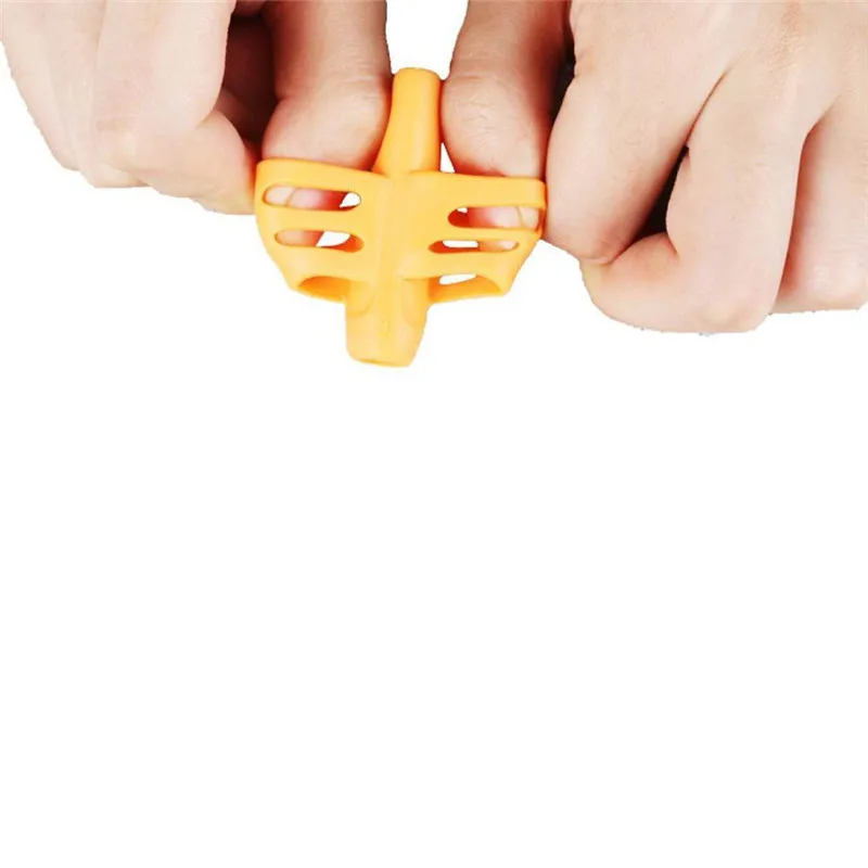 K553 Children Pencil Holder Tools 3Pcs/Set Silicone Two Finger Ergonomic Posture Correction Tools Pencil Grip Writing Aid Grip
