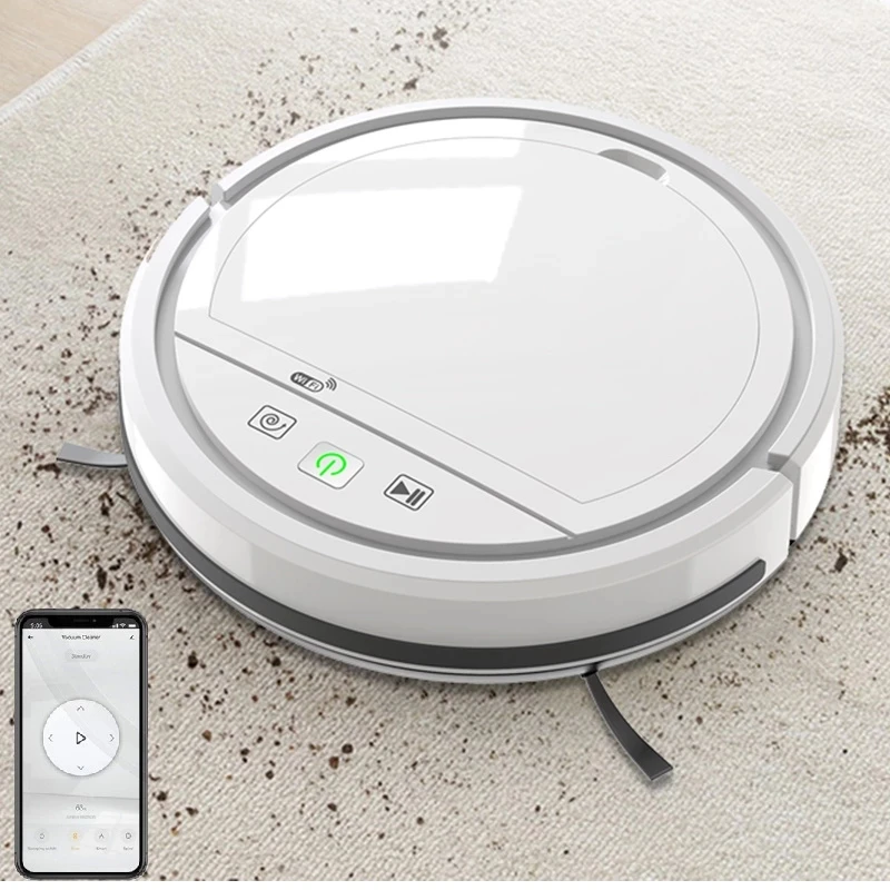 Робот-пылесос Tuya, визуальная навигация, приложение, виртуальный барьер, точка прерывания, непрерывная Очистка