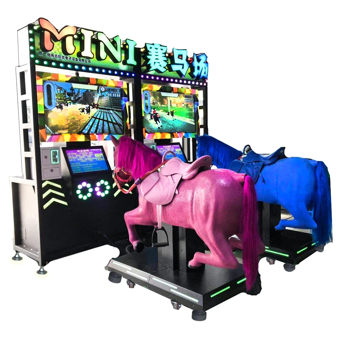 Horse Exercise Simulator Riding Racing Game Machine Horse Racing Arcade Game