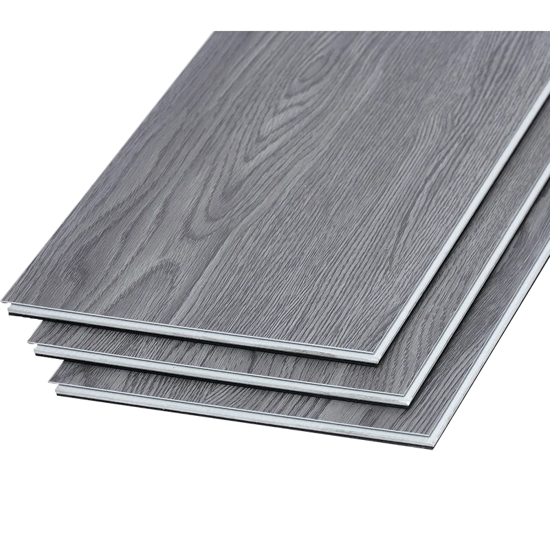 Customized Wood Grain Waterproof Luxury Wear Resistant  Plastic Vinyl Click Unilin PVC Spc Floor
