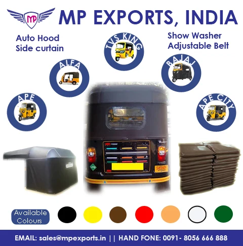 Indian Manufactured top hood for tuk tuk available for sale at affordable price