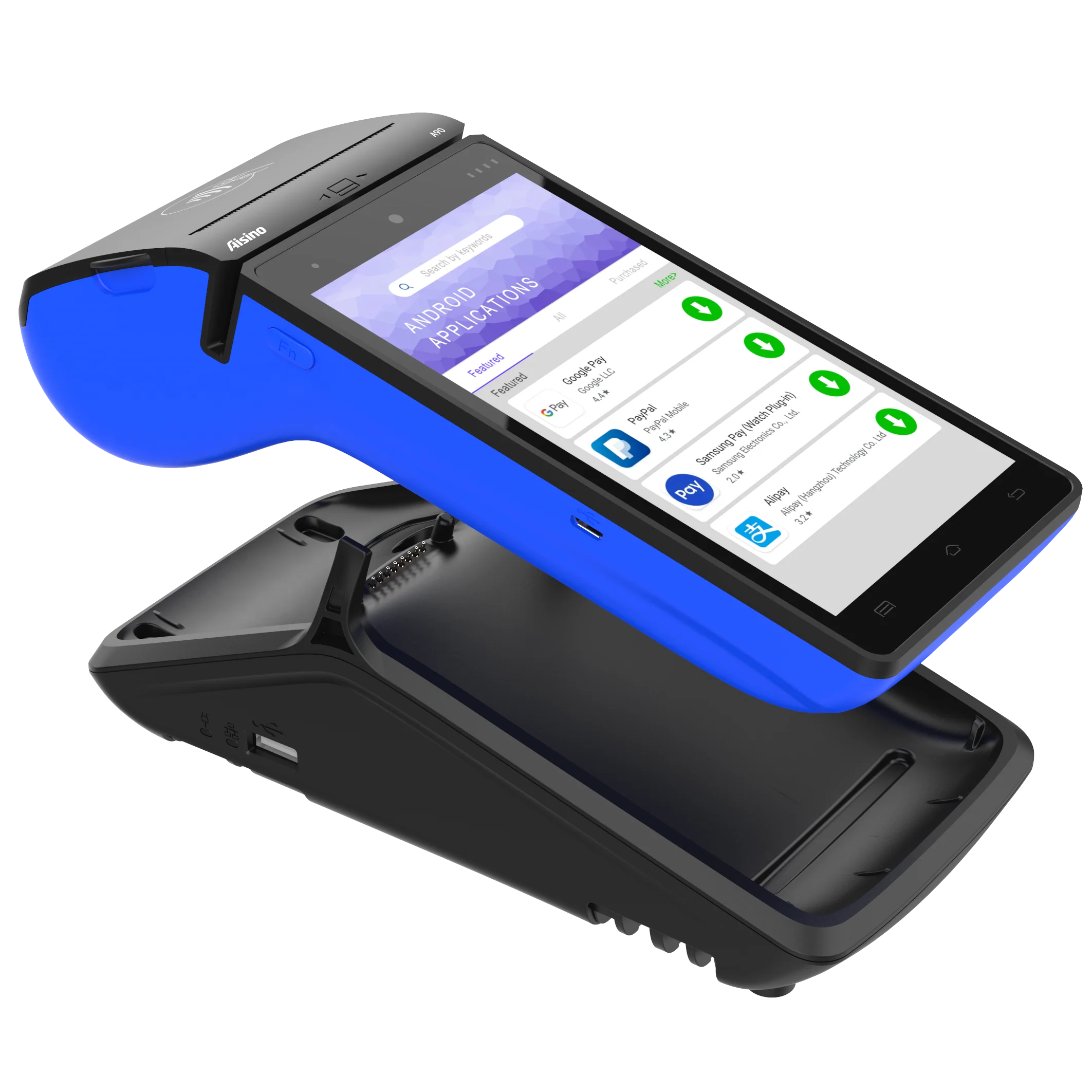 High-quality desktop Docking Station ASD16 (for A90) pos terminal