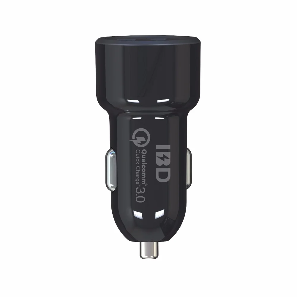  QC3.0 автомобильное зарядное устройство с двумя USB-портами для мобильного телефона хорошее