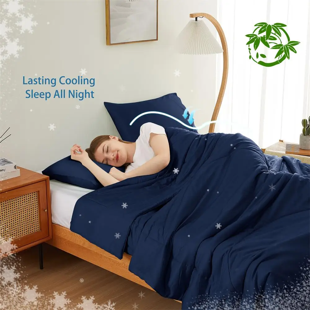 King Queen Twin Size Custom Bedding Sets 100% Cooling Bamboo Cotton Hotel Luxury Duvet Cover Comforter Designer Comforter Sets