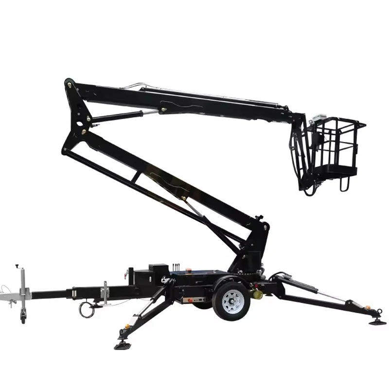 Wholesale sale Cherry Picker 10m-20m Spider Type Crawler Self Elevator Aerial Work Light Boom Lifts