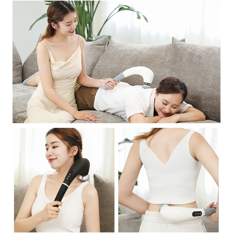 Deep Massager Gun Handheld Mini Body Tissue Fascia with Rechargeable Brushless Motor Direct Factory Applicable for Head Neck