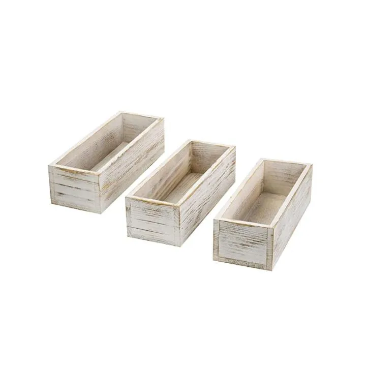 Raised Vegetable Seed Outdoor Wooden Crate Wooden Portable Succulents Flower Planter Box