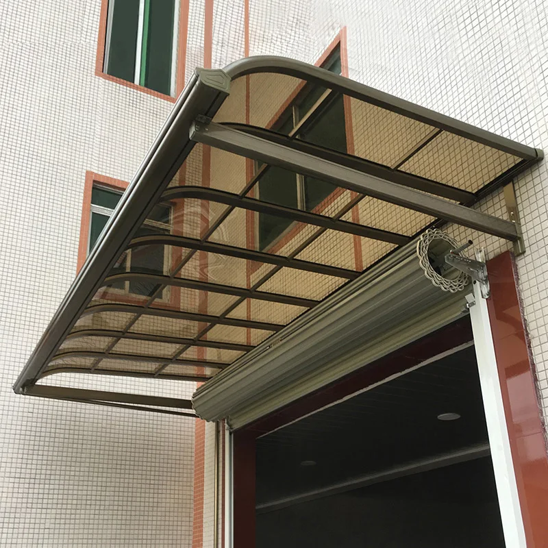 Professional Manufacture Outdoor Roof Polycarbonate Aluminum Patio Shed Rain Window Canopy