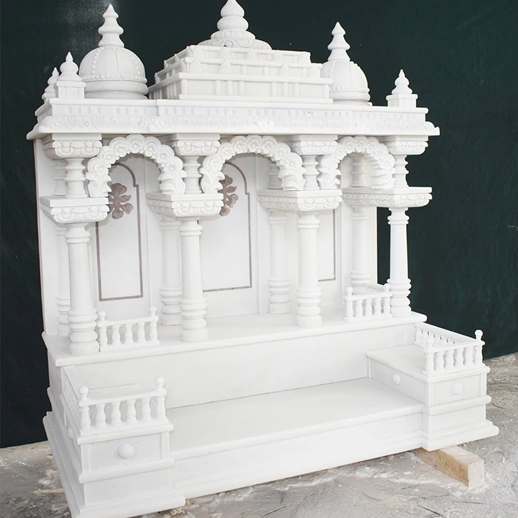 Hot sale 2019 high quality handmade fine outdoor white marble temple