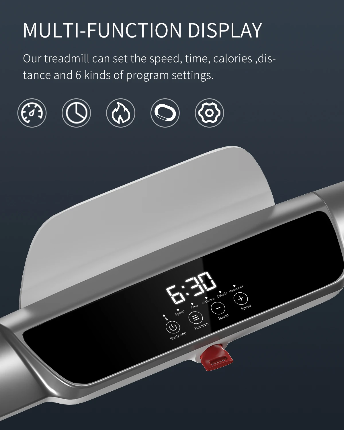 
XQIAO running equipment home office gym exercise treadmill fitness Home Foldable Intelligent Treadmill 