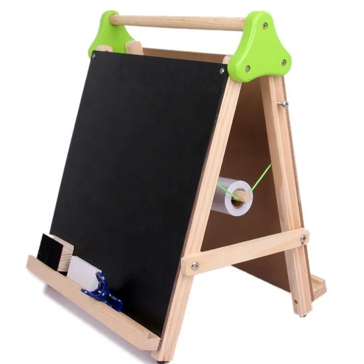 Оптовая продажа с фабрики обучения Двухсторонняя доска (Немагнитный) Детская деревянная чертёжная доска 3-в-1 доска