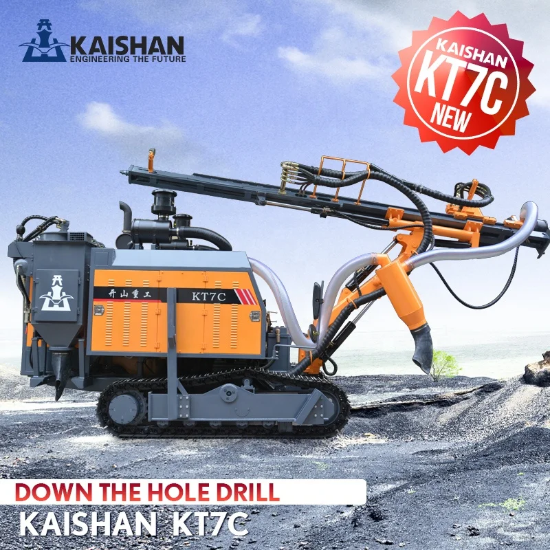 Kaishan KT9C/KT5C/KT7C 25 m 50m hydraulic mine drill rig driven depth bored pile rotary drilling rig manufacturers