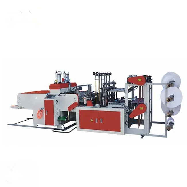 Automatic High Speed 4 line Cloth Plastic bag making machine Price