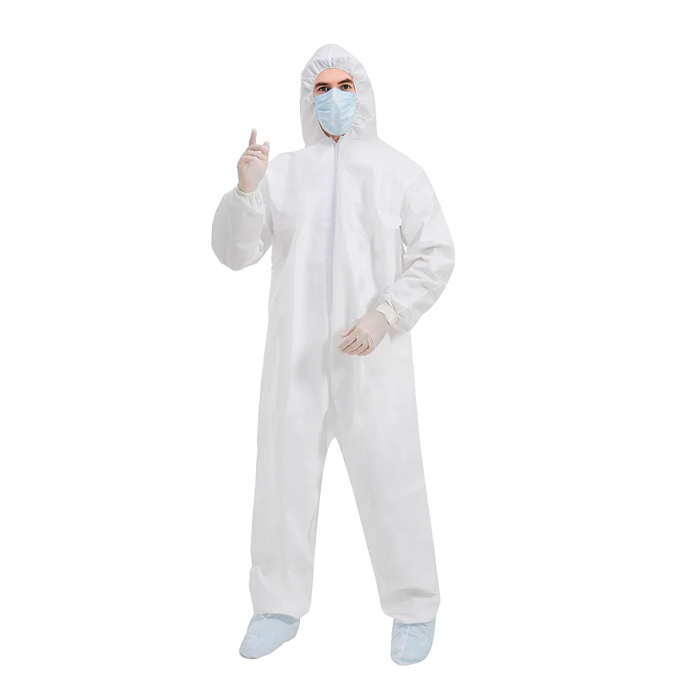 Одноразовая медицинская защитная одежда 45gsm-75gsm Dupont Tyvek тканевый комбинезон микропористый