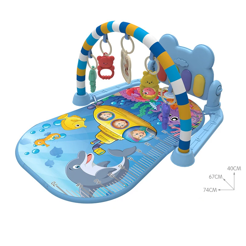 0-36 months old newborn baby piano game mat baby fitness stand multifunctional pedal piano toy