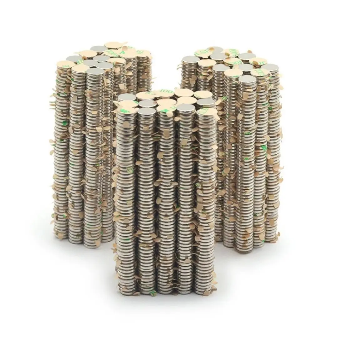 Manufacturer Custom Heavy Duty Adhesive Fridge N52 Neodym Strong Magnet Neodymium Magnetic Material  Sheet Adhesive Magnets