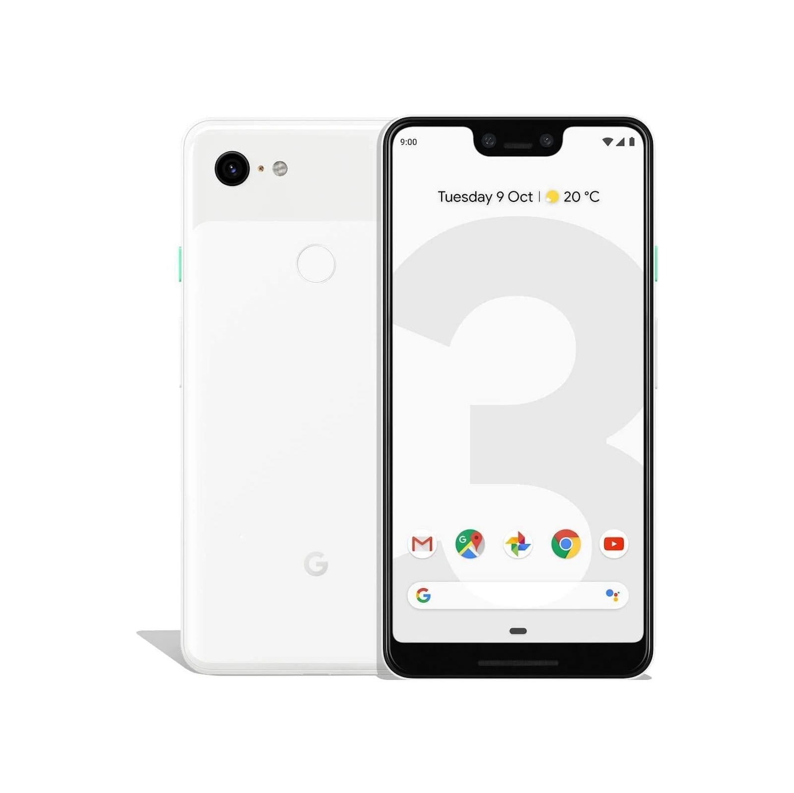 Белый пиксель 3 XL (G013C) 64 Гб/128 ГБ б/у смартфон разблокированный б/у мобильный телефон б/у Смартфон оптом